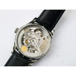 Portuguese Tourbillon IW504602 SS Best Edition White&Blue&Grey Dials Leather Strap ZF