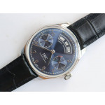 Portuguese Real PR Real Annual Calendar IW503502 1:1 Best Edition Blue Dial on Black Leather Strap A52850 ZF