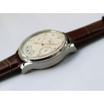 Portuguese Real PR Real Annual Calendar IW5035 1:1 Best Edition White Dial RG Markers on Brown Leather Strap A52850 ZF