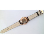 Master Ultra Thin Date 1282510 RG 1:1 Best Edition White Dial on Brown Leather Strap A899/1 ZF