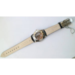 Master Ultra Thin Date 1288420 SS 1:1 Best Edition Black&White&Gold Dials Leather Strap A899/1 ZF 