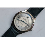 Master Control Date 1548530 SS 1:1 Best Edition White Dial on Blue Leather Strap A899/1 ZF