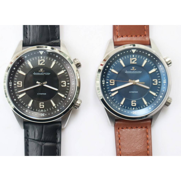 Polaris Geographic SS 1:1 Best Edition Black&Blue Dial Leather Strap MIYOTA 9015 