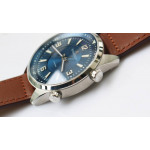 Polaris Geographic SS 1:1 Best Edition Black&Blue Dial Leather Strap MIYOTA 9015 