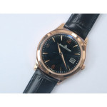 Master Control Date 1542520 RG 1:1 Best Edition Black&White Dial Leather Strap A899 ZF