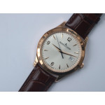 Master Control Date 1542520 RG 1:1 Best Edition Black&White Dial Leather Strap A899 ZF