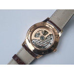 Master Control Date 1542520 RG 1:1 Best Edition Black&White Dial Leather Strap A899 ZF