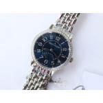 Rendez-Vous Night & Day SS 1:1 Best Edition Blue&White Textured Dial Diamonds Bezel on SS Bracelet A898 ZF