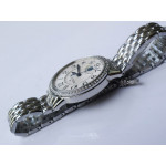 Rendez-Vous Night & Day SS 1:1 Best Edition Blue&White Textured Dial Diamonds Bezel on SS Bracelet A898 ZF