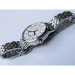 Rendez-Vous Night & Day SS 1:1 Best Edition Blue&White Textured Dial Diamonds Bezel on SS Bracelet A898 ZF