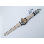 Rendez-Vous Night & Day SS 1:1 Best Edition White Textured Dial Diamonds Bezel Leather Strap A898 ZF