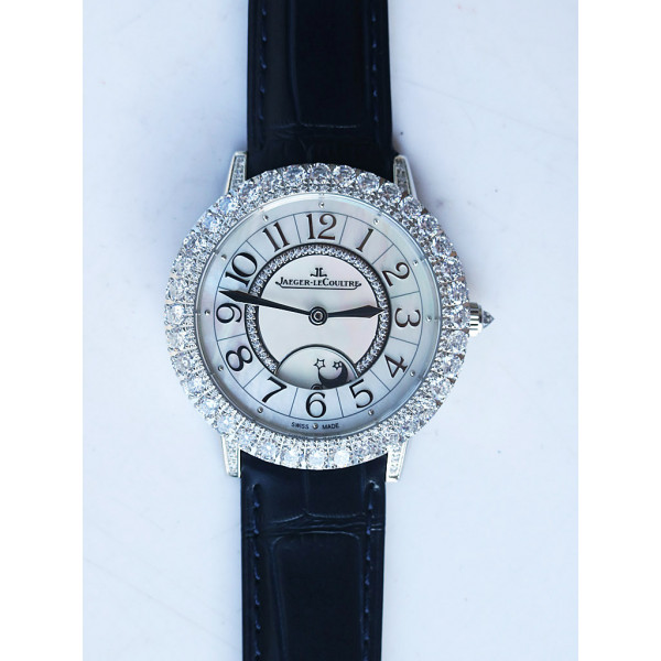 Rendez-Vous Night & Day SS 1:1 Best Edition MOP Dial Diamonds Bezel Leather Strap A898 ZF