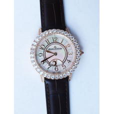 Rendez-Vous Night & Day RG 1:1 Best Edition MOP Dial Diamonds Bezel Leather Strap A898 ZF