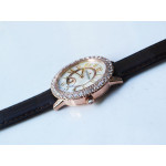 Rendez-Vous Night & Day RG 1:1 Best Edition MOP Dial Diamonds Bezel Leather Strap A898 ZF