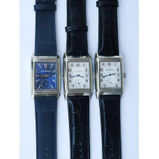 Reverso Tribute Small Seconds SS "3 Dials" Leather MGF A854A
