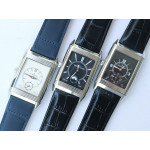 Reverso Tribute Small Seconds SS "3 Dials" Leather MGF A854A