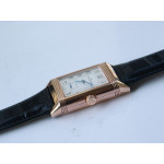 Reverso Tribute Small Seconds RG White Dial Leather MGF A854A