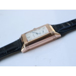 Reverso Tribute Small Seconds RG White Dial Leather MGF A854A