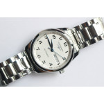 Master Day Date SS 1:1 Best Edition White Textured Dial SS Bracelet A2836