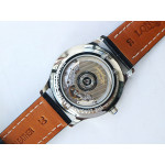 Master SS 1:1 Best Edition White Textured Dial Leather Asian 2836