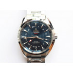 Aqua Terra 150M GMT SS Black&Blue Dials on Bracelet VSF A8605