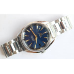 Aqua Terra 150M SS 1:1 Best Edition Blue Wave Textured Dial on SS Bracelet VSF A8500 Super Clone