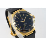 Constellation Ceramic Bezel YG 1:1 Best Edition Black Dial Gummy Strap 8F A8900