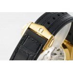 Constellation Ceramic Bezel YG 1:1 Best Edition Black Dial Gummy Strap 8F A8900