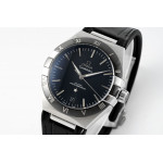 Constellation Ceramic Bezel SS 1:1 Best Edition Black Dial Gummy Strap 8F A8900