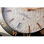 Constellation Ceramic Bezel SS/RG 1:1 Best Edition White Textured Dial Gummy Strap 8F A8900