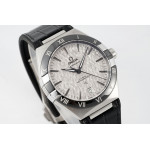 Constellation Ceramic Bezel SS 1:1 Best Edition White Textured Dial Gummy Strap 8F A8900