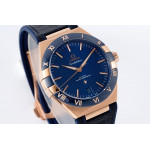 Constellation Ceramic Bezel RG 1:1 Best Edition Blue Dial Gummy Strap 8F A8900