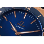 Constellation Ceramic Bezel RG 1:1 Best Edition Blue Dial Gummy Strap 8F A8900