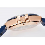 Constellation Ceramic Bezel RG 1:1 Best Edition Blue Dial Gummy Strap 8F A8900