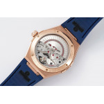 Constellation Ceramic Bezel RG 1:1 Best Edition Blue Dial Gummy Strap 8F A8900