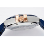 Constellation Ceramic Bezel SS/RG 1:1 Best Edition Blue Dial Gummy Strap 8F A8900