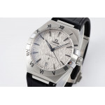 Constellation SS 1:1 Best Edition White Textured Dial Gummy Strap 8F A8900