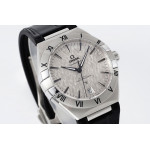 Constellation SS 1:1 Best Edition White Textured Dial Gummy Strap 8F A8900