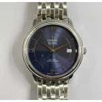 De Ville 36.8mm SS 1:1 Best Edition Blue Dial on SS Bracelet HRF A2824