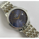 De Ville 36.8mm SS 1:1 Best Edition Blue Dial on SS Bracelet HRF A2824