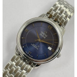 De Ville 36.8mm SS 1:1 Best Edition Blue Dial on SS Bracelet HRF A2824