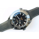 Planet Ocean 45.5mm Deep Black Real Ceramic 1:1 Best Edition on Black Nylon Strap A8906 Super Clone VSF