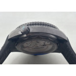 Planet Ocean 45.5mm GMT Worldtimer Real Ceramic 1:1 Best Edition Black/blue Dial On Black Rubber Strap VSF Super Clone 8938 