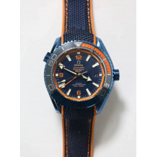 Planet Ocean 45.5mm Big Blue Real Ceramic 1:1 Best Edition on Blue Rubber Strap A8906 Super Clone VSF