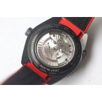 Planet Ocean 45.5mm Deep Black red Real Ceramic 1:1 Best Edition on Black Nylon Strap A8906 Super Clone VSF