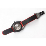 Planet Ocean 45.5mm Deep Black red Real Ceramic 1:1 Best Edition on Black Nylon Strap A8906 Super Clone VSF