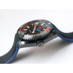 Planet Ocean 45.5mm ETNZ "Deep Black" Real Ceramic 1:1 Best Edition on Black Nylon Strap A8906 Super Clone VSF