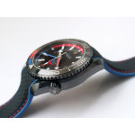 Planet Ocean 45.5mm ETNZ "Deep Black" Real Ceramic 1:1 Best Edition on Black Nylon Strap A8906 Super Clone VSF