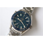 PLANET OCEAN 45MM Titanium 1:1 Best Edition Blue Dial On Ti Bracelet A8500 BP