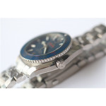 PLANET OCEAN 45MM Titanium 1:1 Best Edition Blue Dial On Ti Bracelet A8500 BP